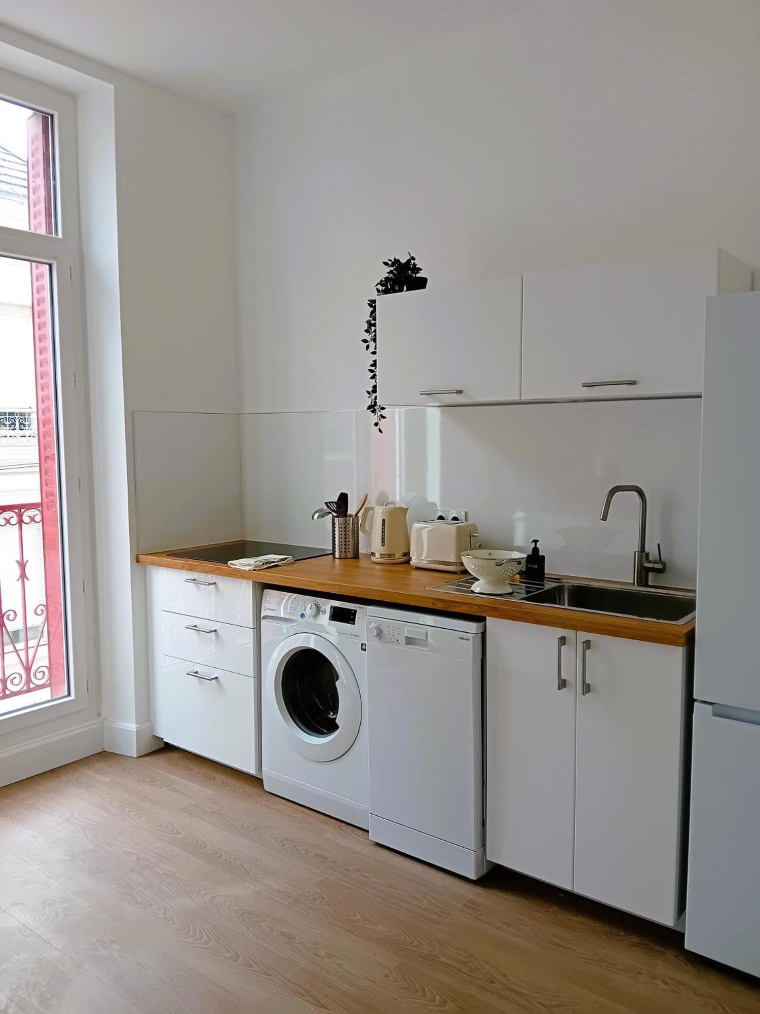 102 - Appart Renove Avec Grand Salon Et 1 Chambre - Tram Et Clinique Mutualiste A 1 Min Grenoble Exterior photo
